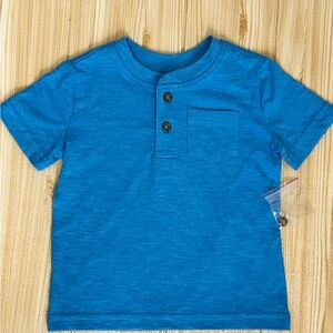 Blue Kids  sz 12 Months Henley Shirt